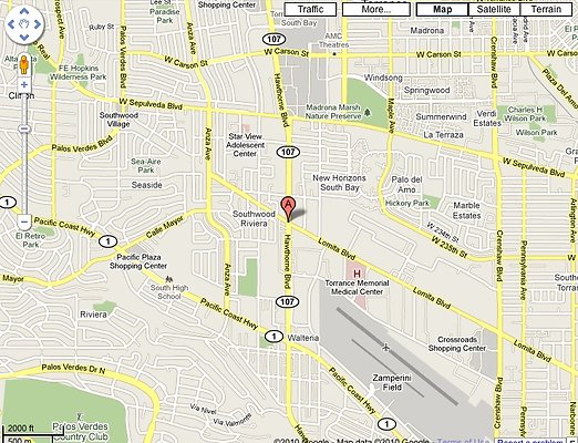 Torrance Bank map